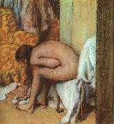 Edgar Degas Nude Woman Drying her Foot oil on canvas
